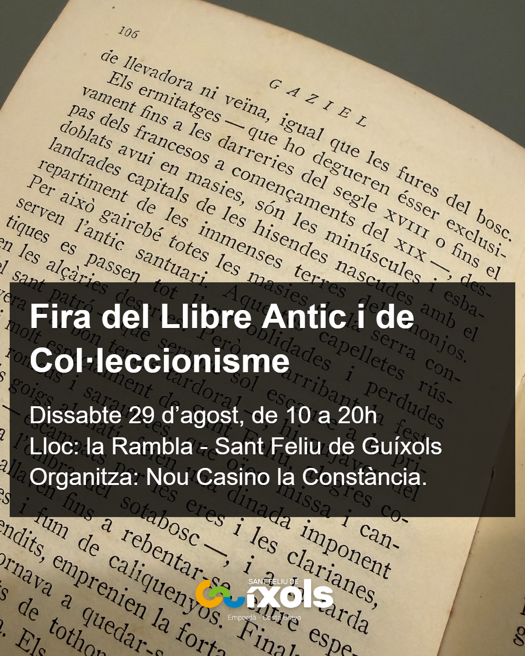Fira del Llibre Antic i de Col·leccionisme