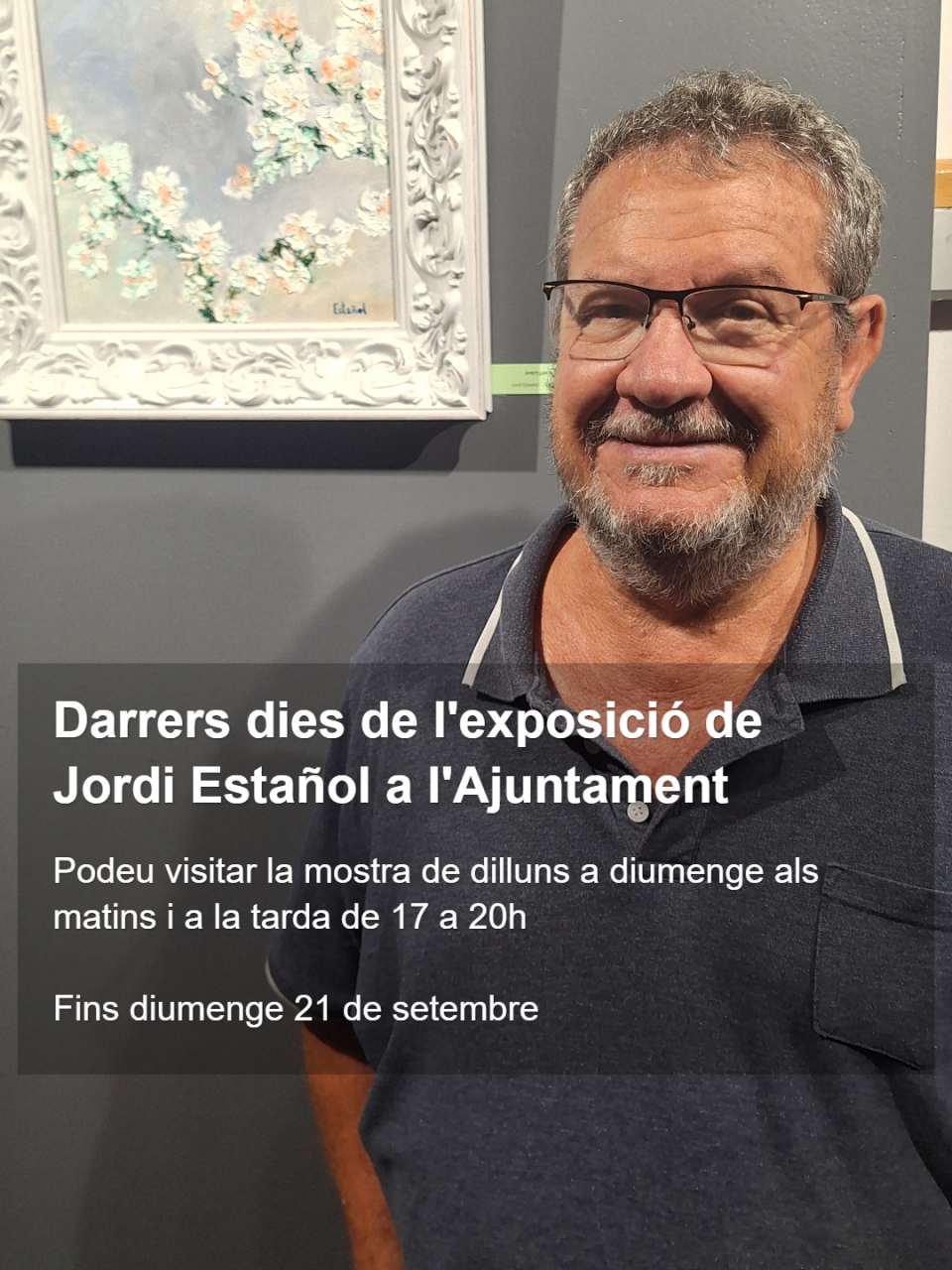 Darrers dies de l'exposició de Jordi Estañol a l'Ajuntament