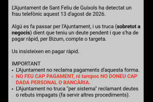 ALERTA DE FRAU PER TELÈFON!!